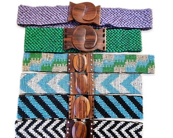 WHITE STRETCH BELT, Women display picture 2