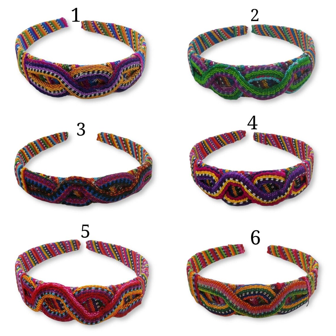 Guatemalan Headband Ethnic Hair Accessories Multi Colour | Etsy