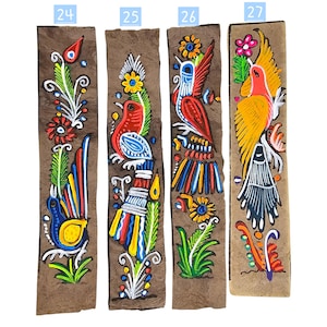 Amate Paper Bookmark, Traditional Mexican Bird Design - Handcrafted Book Divider image 9
