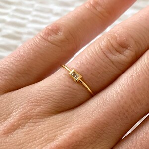 Bague en pierre rectangle Etsy France