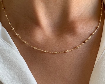 【WE11DONE】 Colored Ball Chain Necklace Black thumbnail.asp?file=assets/