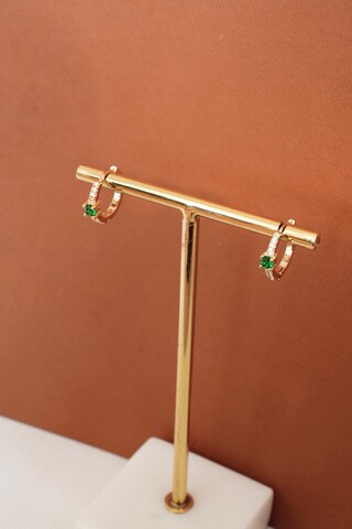 Tata Gisèle Orecchini A Cerchio Placcati Oro 18k - Grandi Tubolari 50-80 Mm, Con Sacchetto In Velluto E Zirconia