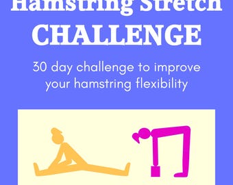 30-dagarsutmaning för hamstringstretch | stretchguide med träningsschema och aktivitetsmätare