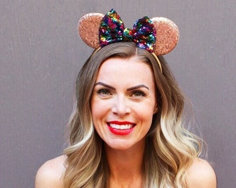 Mouse Ears | Rose Gold Mouse Ear Headband | Any Color Mouse Ears | Mouse Ear | All Ages Colored Ears | Choose Colors