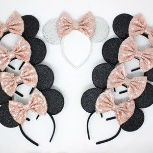 Party Mouse Ears | Birthday Party Mouse Ears | Bridal Party Ears | Bachelorette Party | Any Color + Quantity