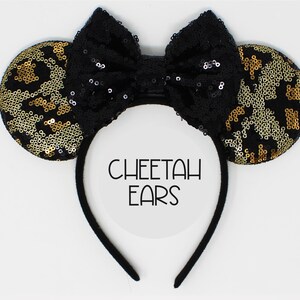 Sequin Leopard Minnie Ears - Etsy display picture 3