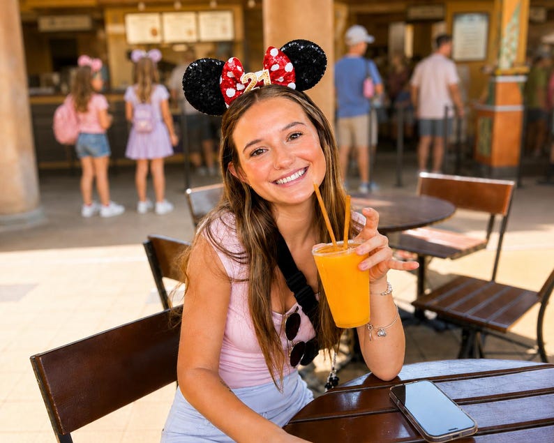 Birthday Mouse Ears Headband | Black Sequin Ears + Choose Bow Color & Age image 11