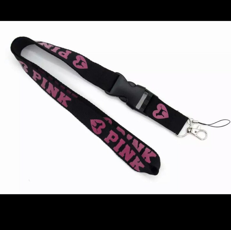 Pink lanyard
