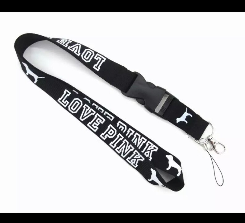 Pink lanyard