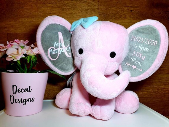 personalised baby elephant