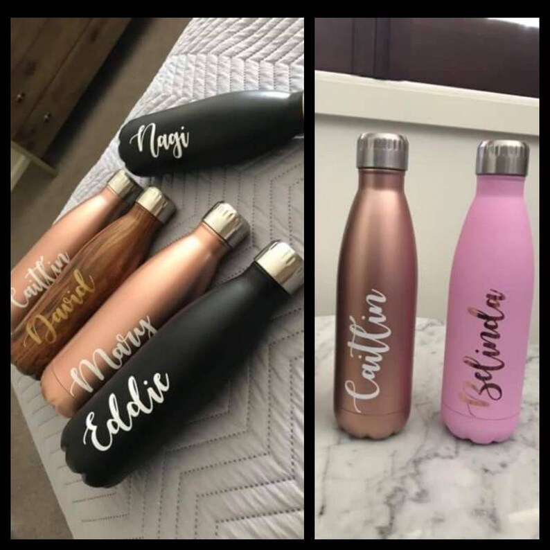 DIY Drink Bottle Vinyl Name Labels Etsy Australia