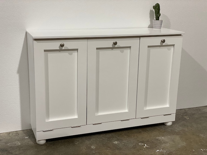 Trash Can Tilt Out Triple Laundry Hamper Tilt Out Etsy