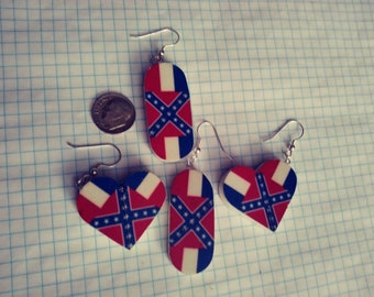 Mississippi Flag Earrings