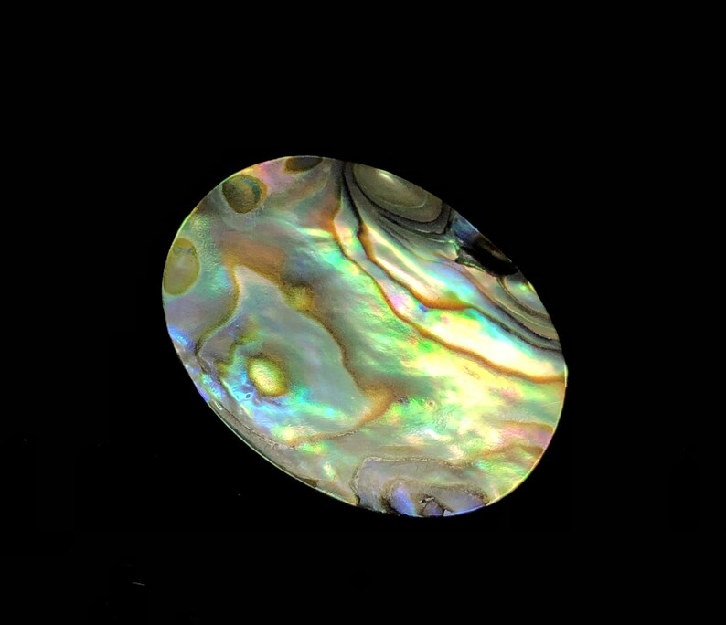 Abalone Shell Oval Cabochon 26 Cts Abalone Smooth Cabochon Abalone Shell e Gemstone. Natural Abalone Designer Gemstone 27x20 mm