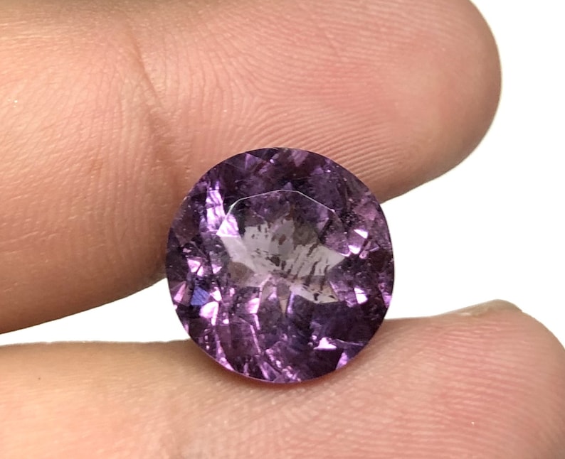 Natural Ametrine Round Cut Gemstone 13x13 mm Ametrine Cut Cabochon Ametrine Cut Loose Gemstone. Ametrine Briolette Gemstone