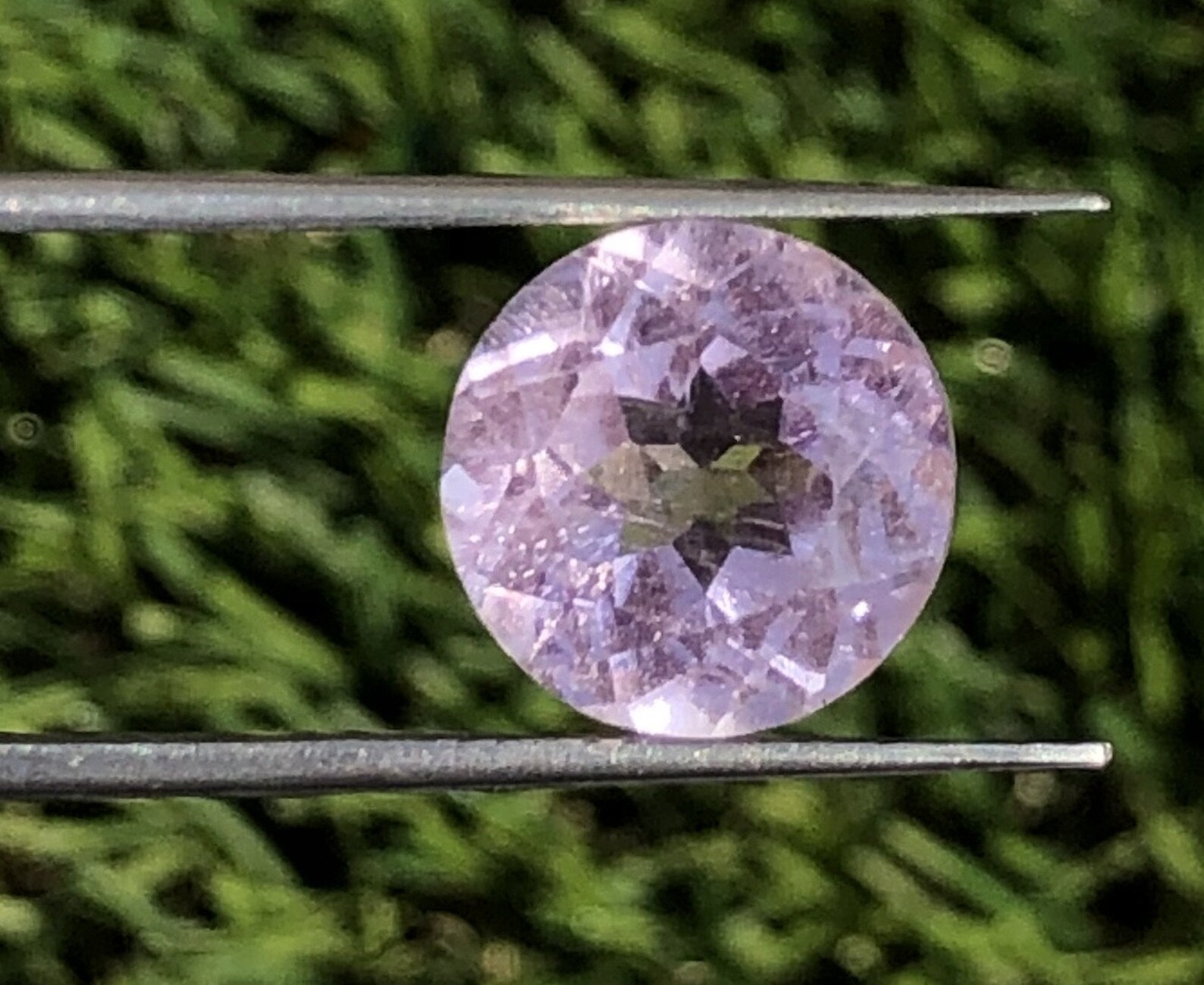 Loose Kunzite Cut Round Gemstone Faceted Gemstone 12x12mm Etsy