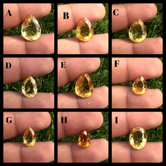 Citrine For Jewelry Making 20 Psc Size 2 to 3 mm Citrine Cut Gemstone Cabochon Natural Citrine Round Cabochons Lot