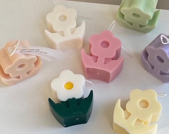 Type D/1 Cavity SMALL Flower silicone soap mold flower soap mold flower silicone mold flower candle mold flower mold sunflower mold