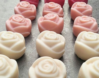 Type 2 - 6 cavities Rose Flower silicone soap mold flower soap mold silicone molds Rose plaster mold Ice mold silicone mold candle mold