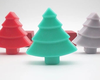 6 cavities Christmas tree silicone soap mold soap mold silicone molds Christmas tree plaster mold Ice mold tree mold resin mold candle mold