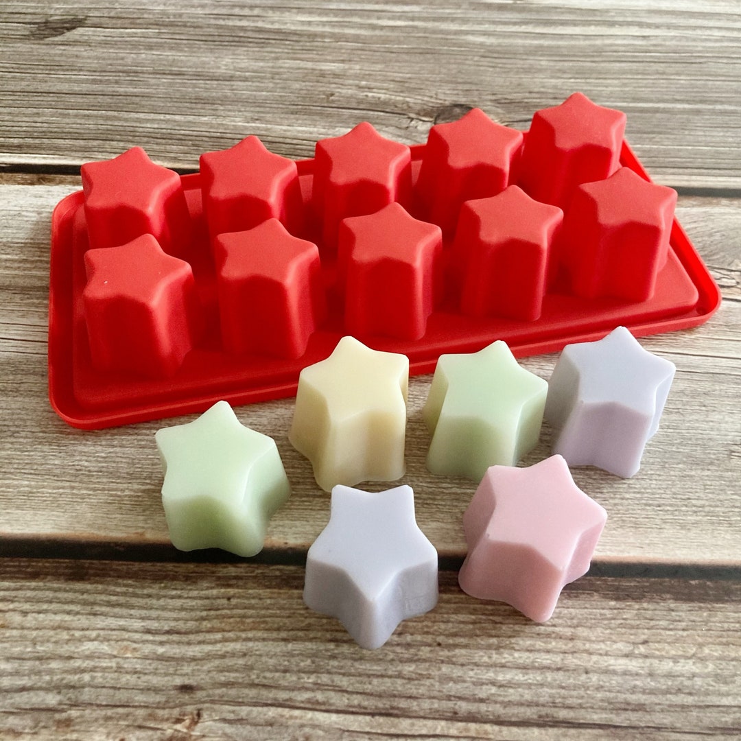 10 Cavities Small Star Silicone Mold Stars Soap Mold Silicone Molds