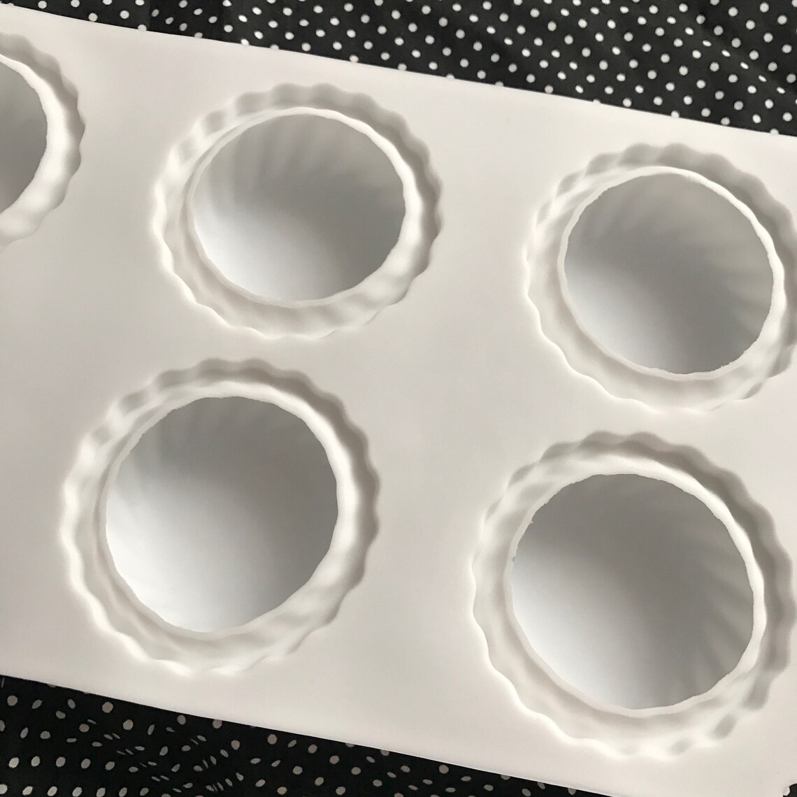 6 Cavities Circle Silicone Soap Mold Circle Soap Mold Silicone Etsy