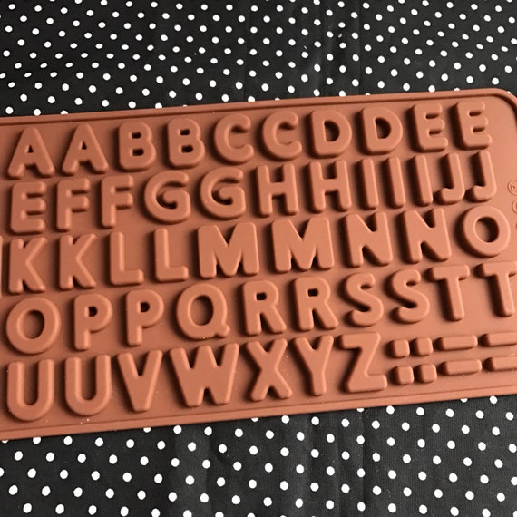 Mini Alphabet Mold, Silicone Chocolate Mold, Mini Letters Mold, Silicone  Candy Moulds, Chocolate Candy Molds, Silicone Alphabet Mold, Mould 