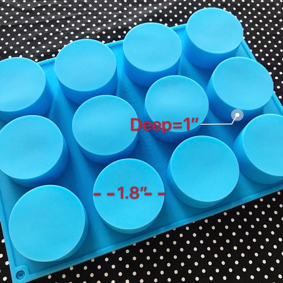 Circle Silicone Resin Mold - 12 in 1