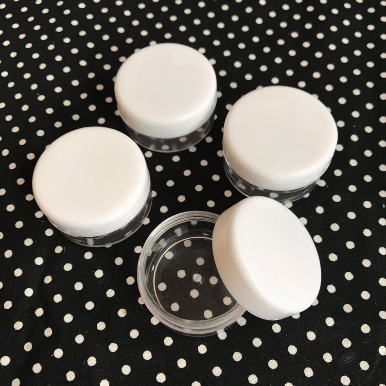 10 Pcs/ 10g/0.34oz Empty Cosmetic Lip Balm Pots Container Etsy