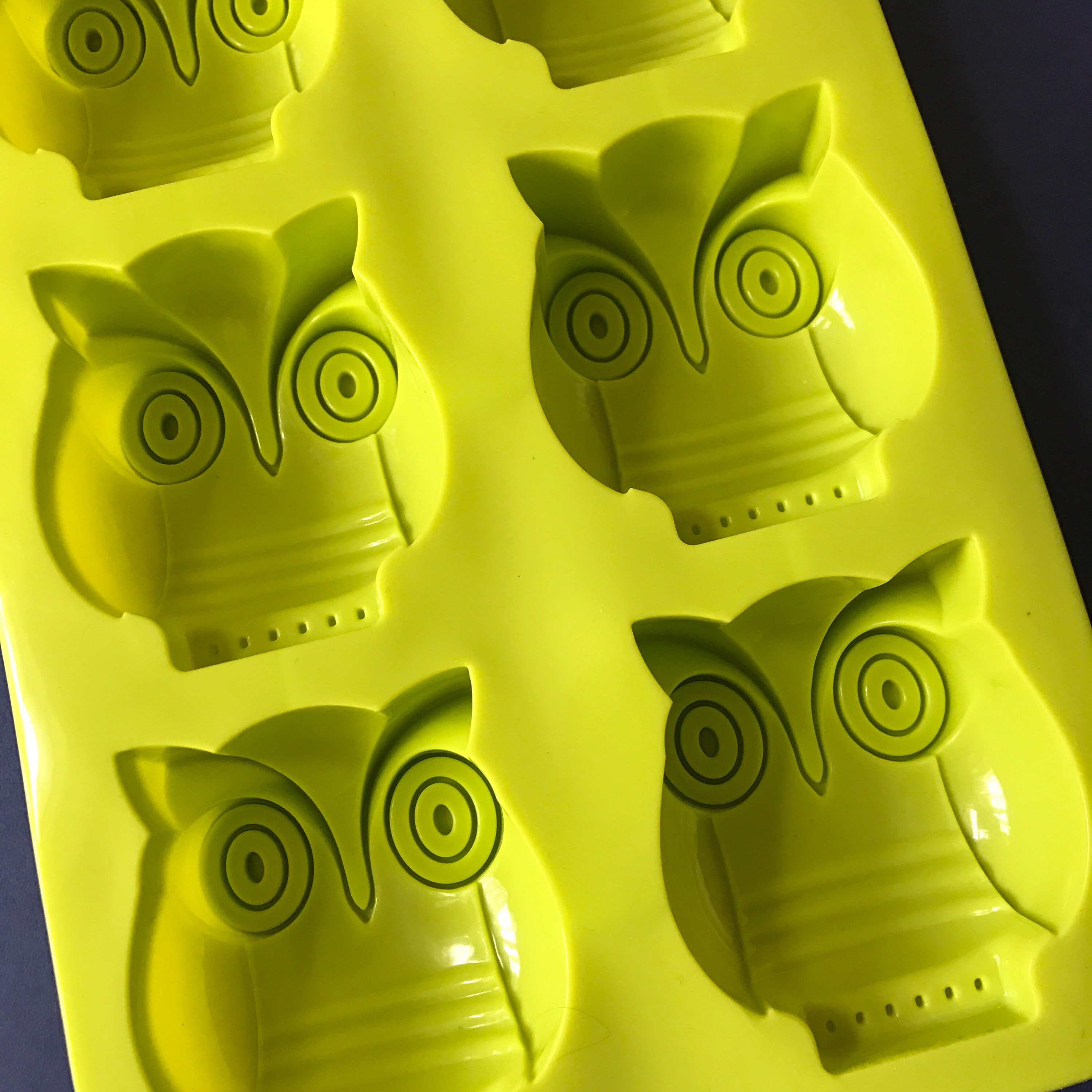 6 cavities owls silicone soap mold soap mold silicone molds Etsy