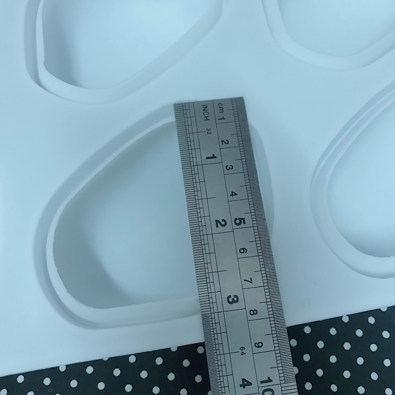 6 Cavities Stone Silicone Soap Mold Circle Soap Mold Silicone Etsy