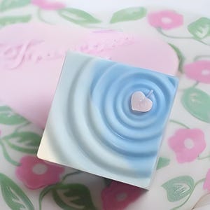 Leaf on the water silicone soap mold flower soap mold silicone molds Rose plaster mold Ice mold silicone mold resin mold candle mold
