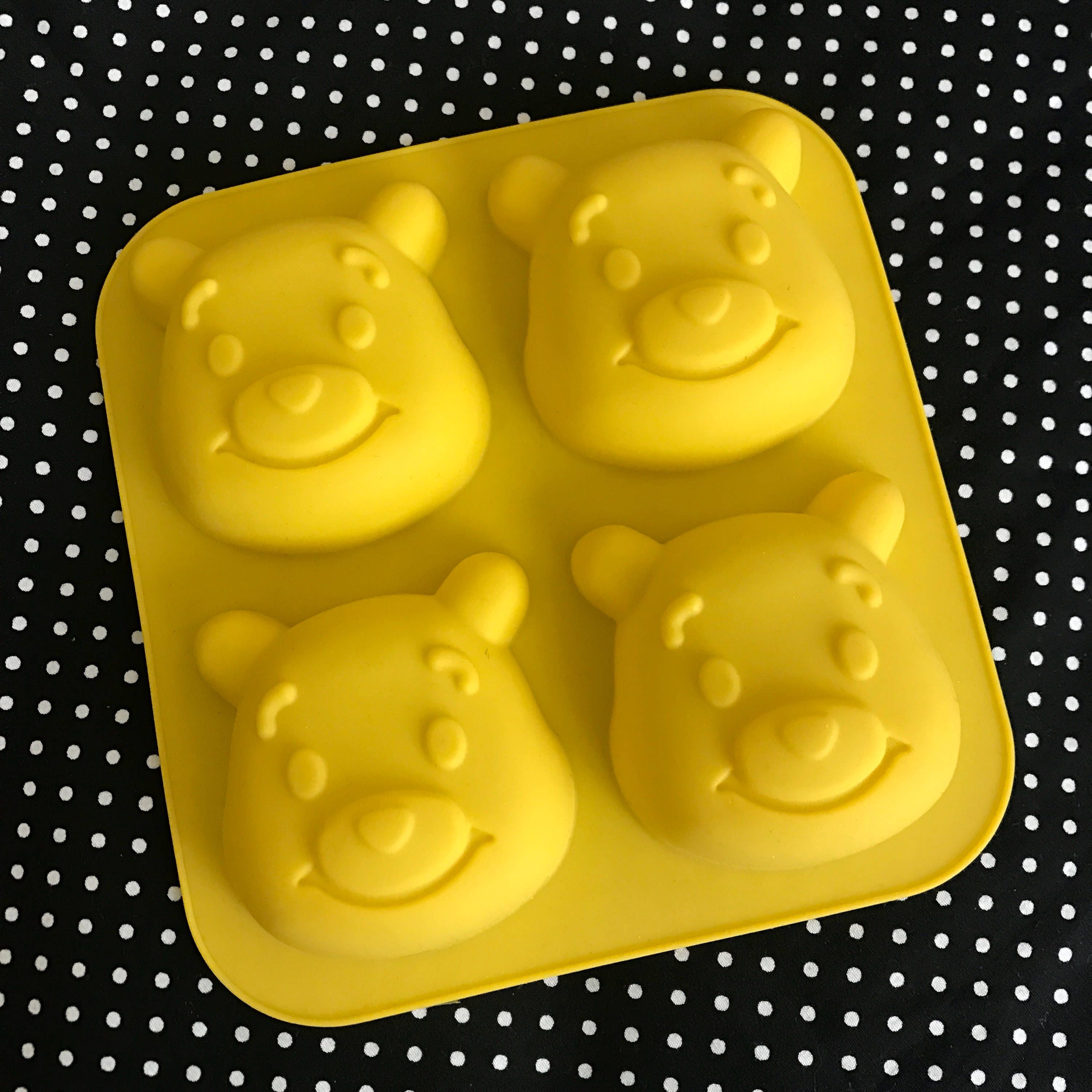 Bear silicone soap mold bear soap mold silicone mold bear Etsy