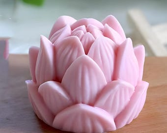 Type D - 3D Flower silicone soap mold flower soap mold silicone molds Rose plaster mold Ice mold silicone mold resin mold candle mold