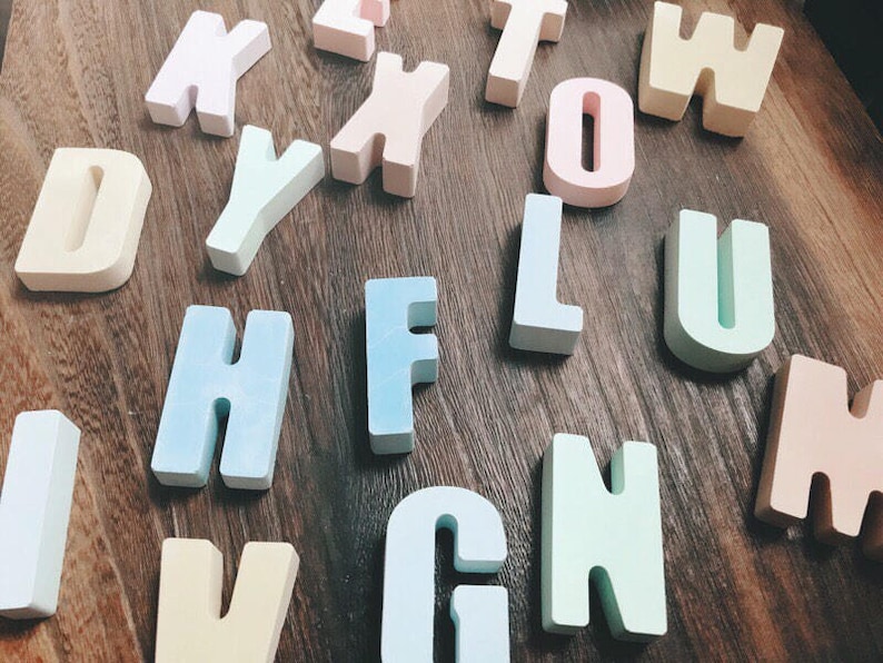 Large Letter Alphabet AZ silicone soap mold soap mold Etsy