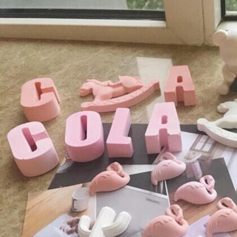 Large Letter Alphabet AZ silicone soap mold soap mold Etsy