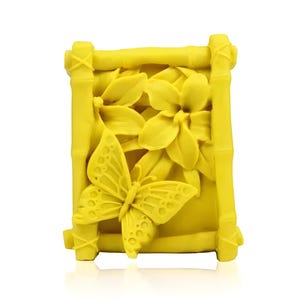 Butterfly flower silicone soap mold flower soap mold silicone molds Rose plaster mold Ice mold silicone mold resin mold candle mold