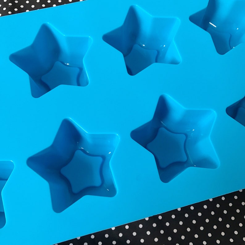 8 cavities Star silicone soap mold Star soap mold silicone Etsy