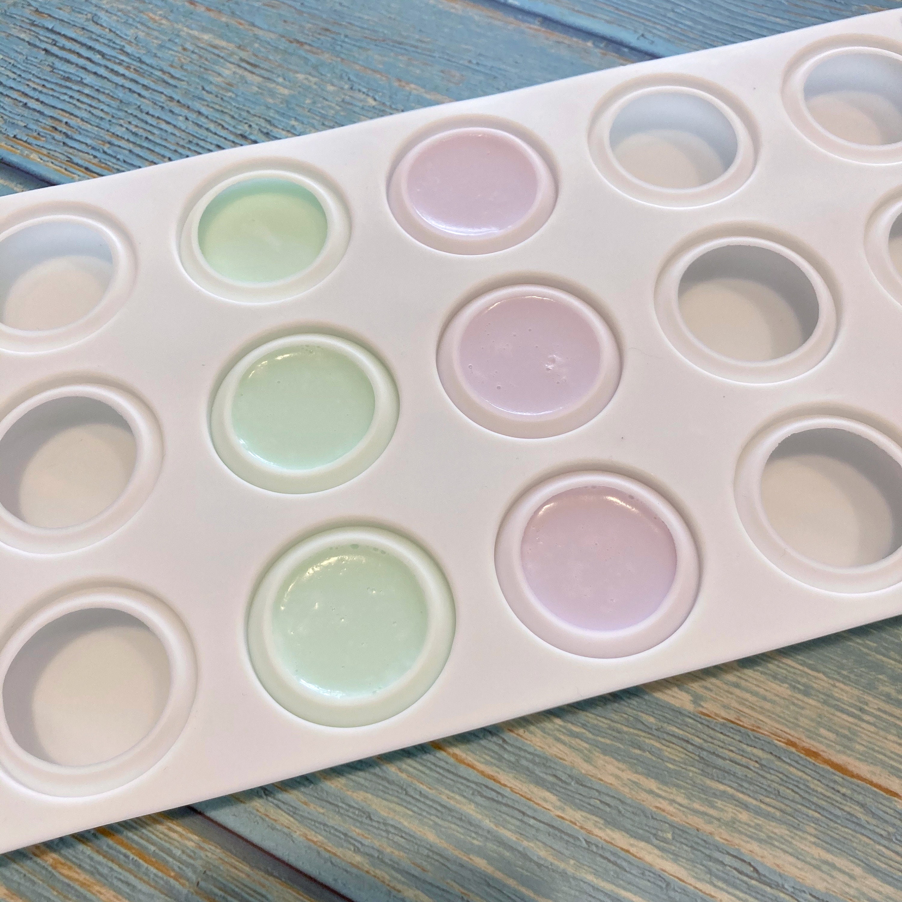 SMALL 15 Cavities Circle Silicone Soap Mold Circle Soap Mold Etsy