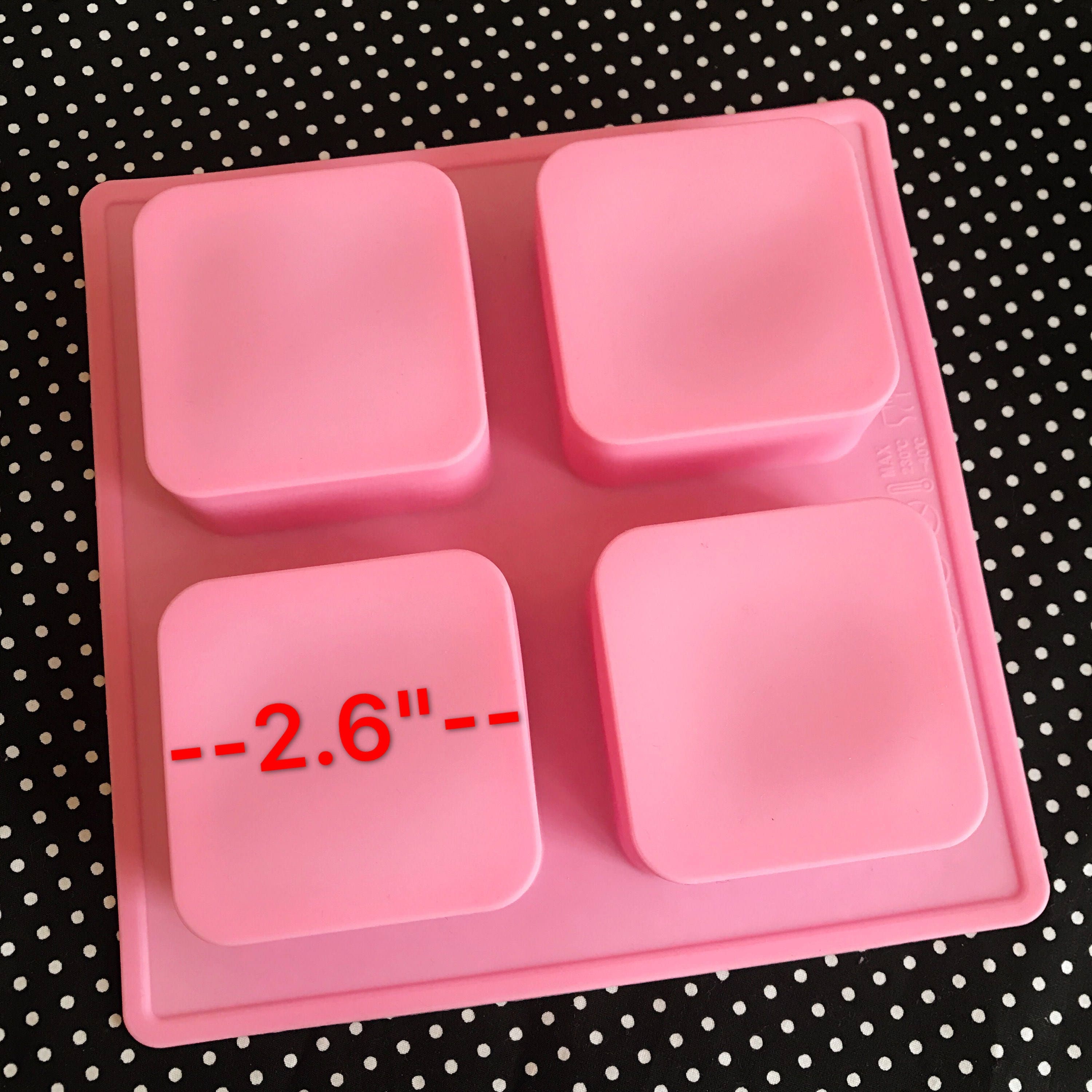 Square Silicone Soap Mold 9 Cavities Square Silicone Molds Plaster