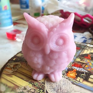 3D Owl silicone soap mold soap mold silicone molds owl candle mold owl plaster mold silicone mold animals mold resin mold ice mold candle