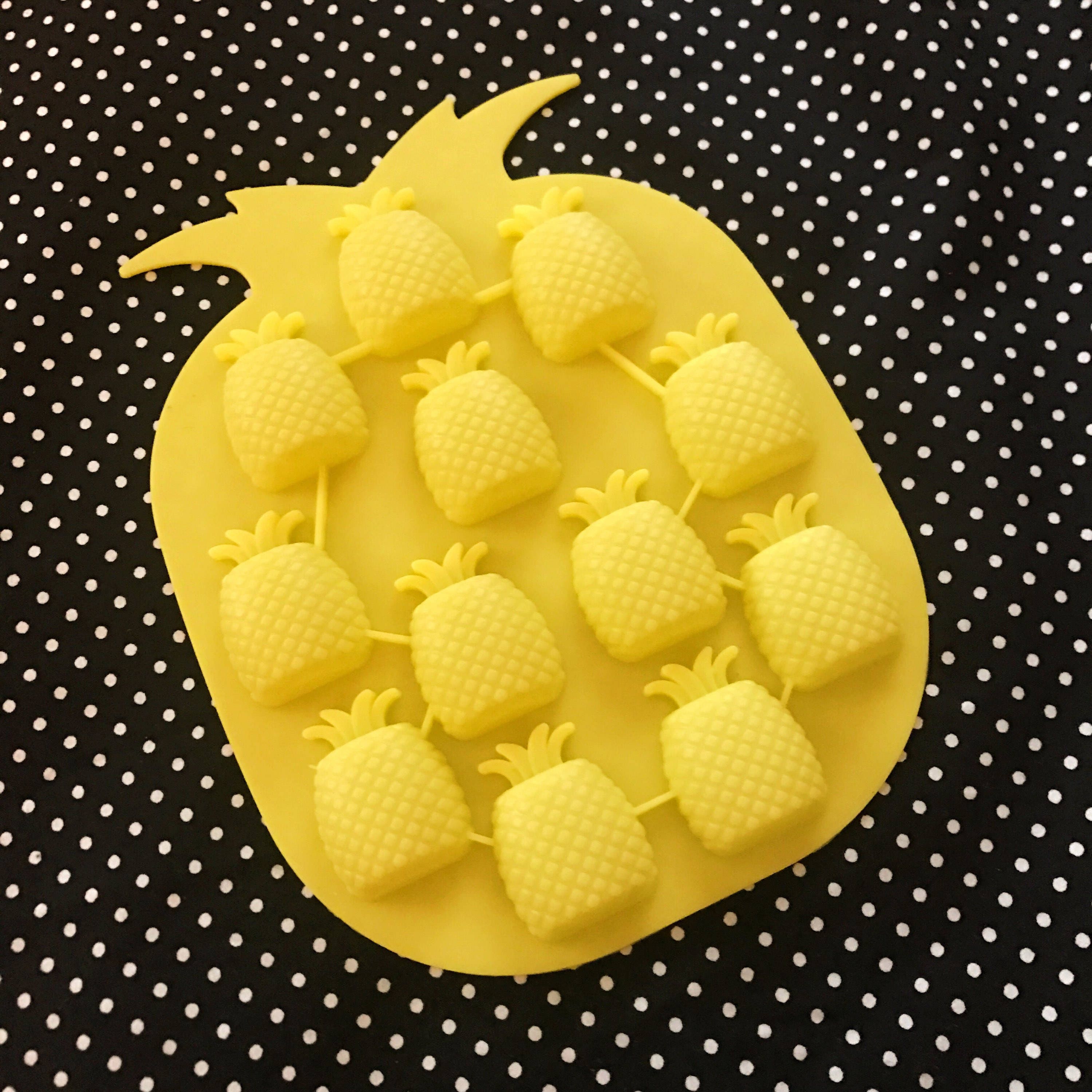 Mini moule de savon en silicone ananas moules en silicone moules en plâtre ananas moule moule en silicone moule en résine moule bougie moule chocolat