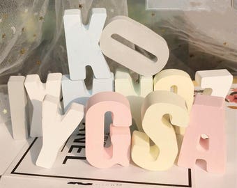 Large Letter Alphabet A-Z silicone soap mold soap mold silicone molds plaster mold Ice mold silicone mold