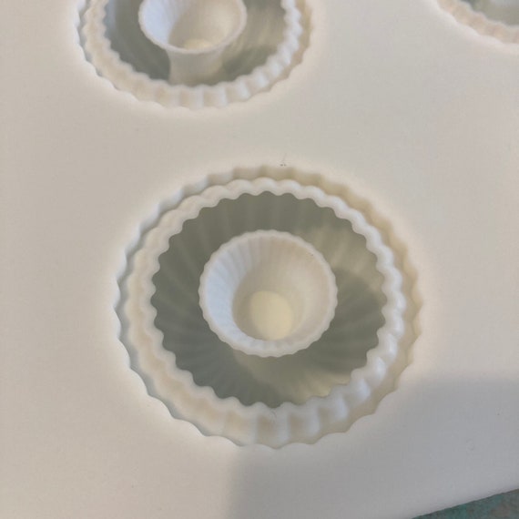 6 cavités dôme cercle cabochon moule à savon en silicone cercle