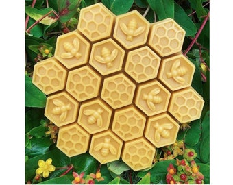 Bee Honeycomb silicone soap mold soap mold silicone molds plaster mold Ice mold silicone mold resin mold candle mold