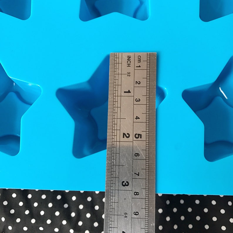 8 Cavities Star Silicone Soap Mold Star Soap Mold Silicone Etsy