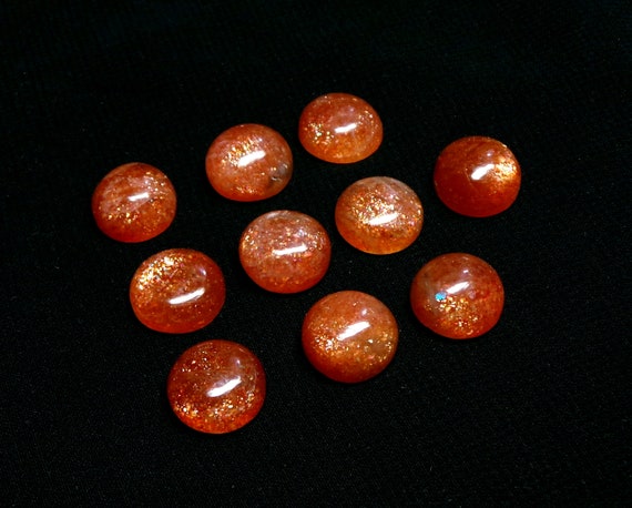 Pierre de soleil soleil soleil ronde Cabochon, Cabochon lisse Lot de Pierre de soleil naturelle, taille 15 x 15 MM, 119 Cts, Pierre de soleil pierres précieuses en vrac, Pierre de soleil 10 pièces Lot. e32052 Pierre de soleil soleil soleil ronde Cabochon, Cabochon lisse Lot de Pierre de soleil naturelle, taille 15 x 15 MM, 119 Cts, Pierre de soleil pierres précieuses en vrac, Pierre de soleil 10 pièces Lot. e32052