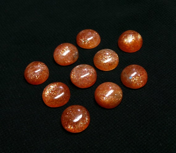 Pierre de soleil soleil soleil ronde Cabochon, Cabochon lisse Lot de Pierre de soleil naturelle, taille 15 x 15 MM, 119 Cts, Pierre de soleil pierres précieuses en vrac, Pierre de soleil 10 pièces Lot. e32052 Pierre de soleil soleil soleil ronde Cabochon, Cabochon lisse Lot de Pierre de soleil naturelle, taille 15 x 15 MM, 119 Cts, Pierre de soleil pierres précieuses en vrac, Pierre de soleil 10 pièces Lot. e32052