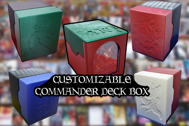 Custom Commander Deck Box Magic the Gathering Etsy