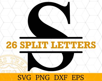 Download Split Monogram Svg Etsy
